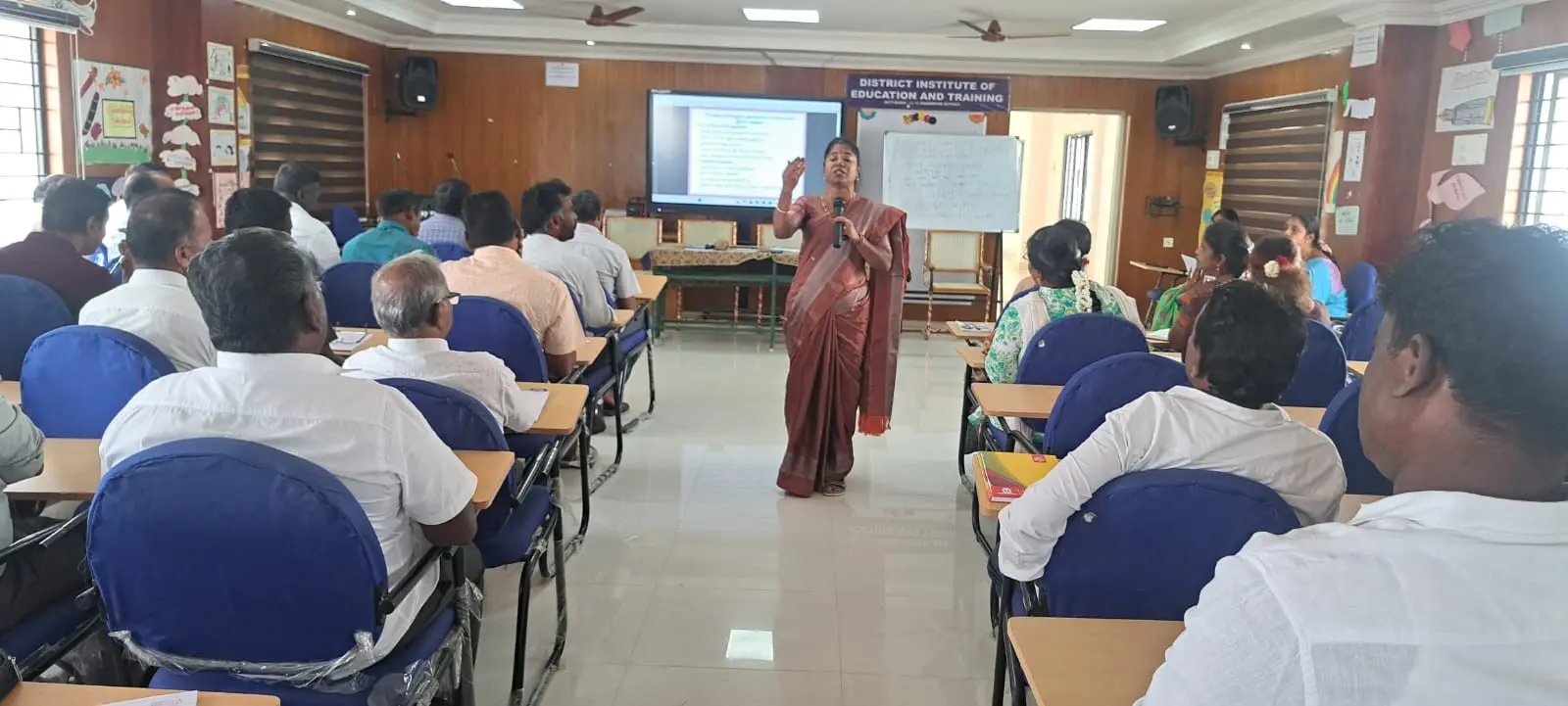 Dr. B. Silambarasi, Senior Lecturer, DIET, Dharmapuri, acted as a District-Level Resource Person for the Drug Prevention and Awareness Training for Teachers