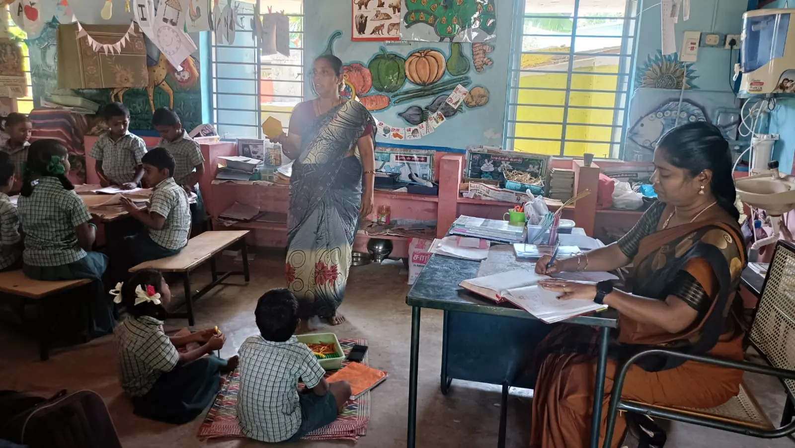 Dr B.Silambarasi, Senior Lecturer, School Visited at PUPS Bosinaokonahalli, Kadathur Block