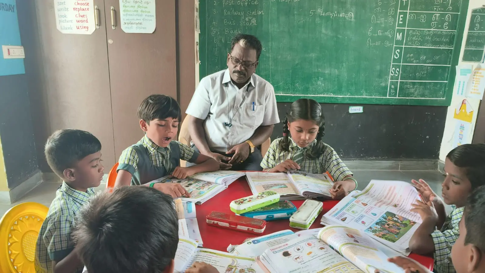 Mr N.Sivakumar, Lecturer, School Visited at PUMS Samiyapuram, Pappireddipatti Block