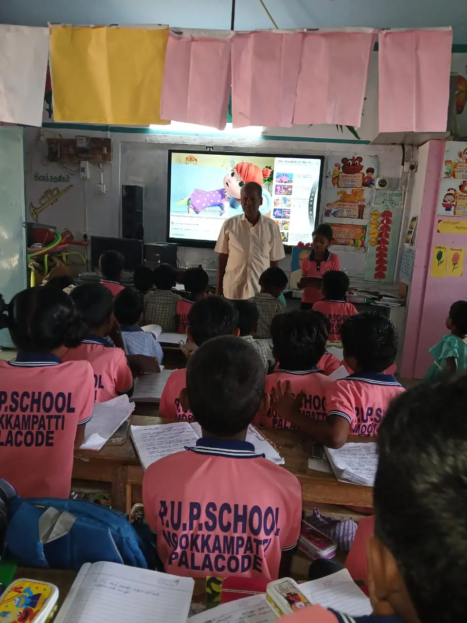 Mr R.Ravi, Lecturer, School Visited at PUPS Mookkampatti, Palacode Block