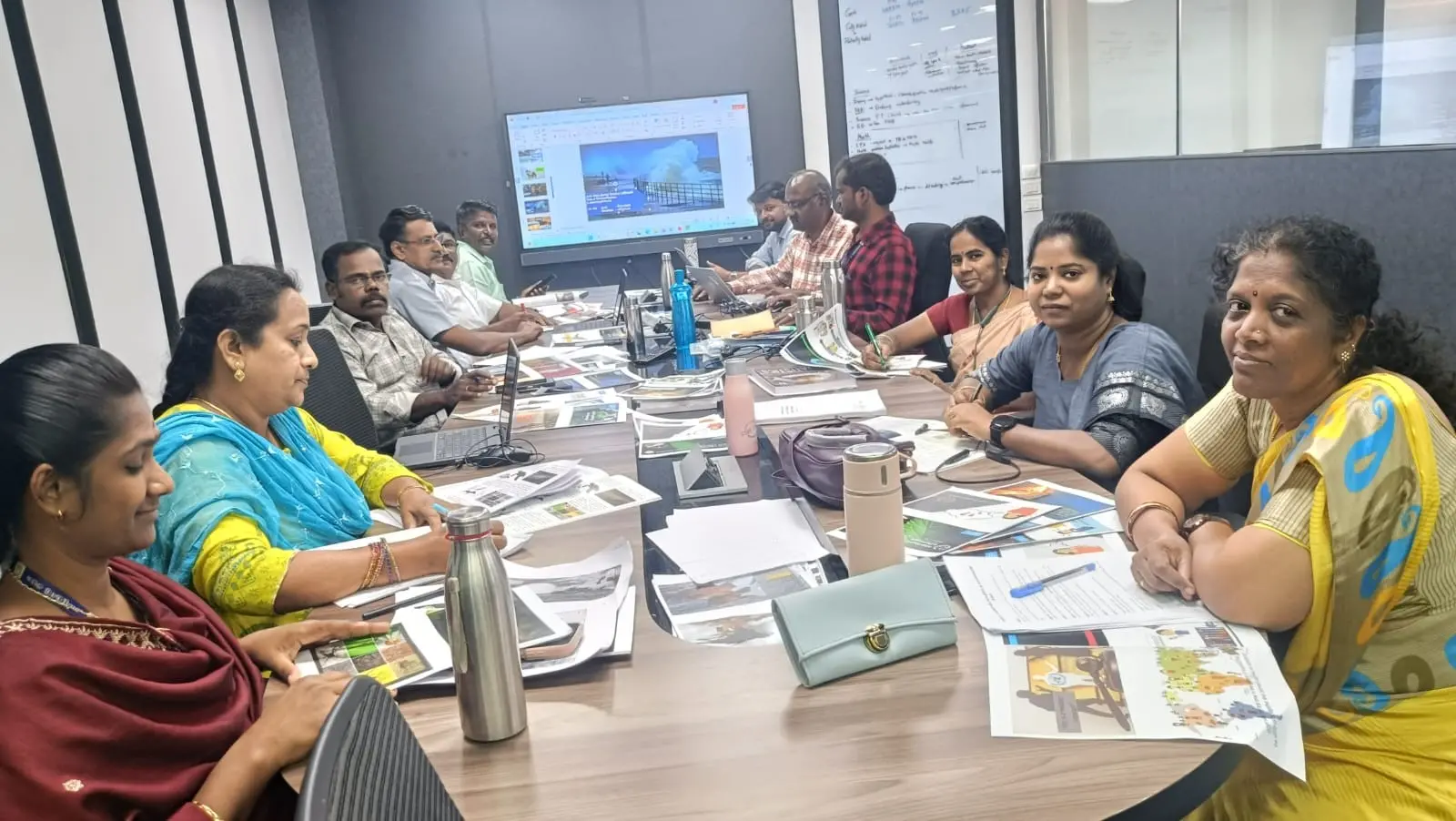 Mr.S.Senthilkumar, Senior Lecturer and Dr. B. Silambarasi contributed to the Climate change module at SCERT, Chennai.