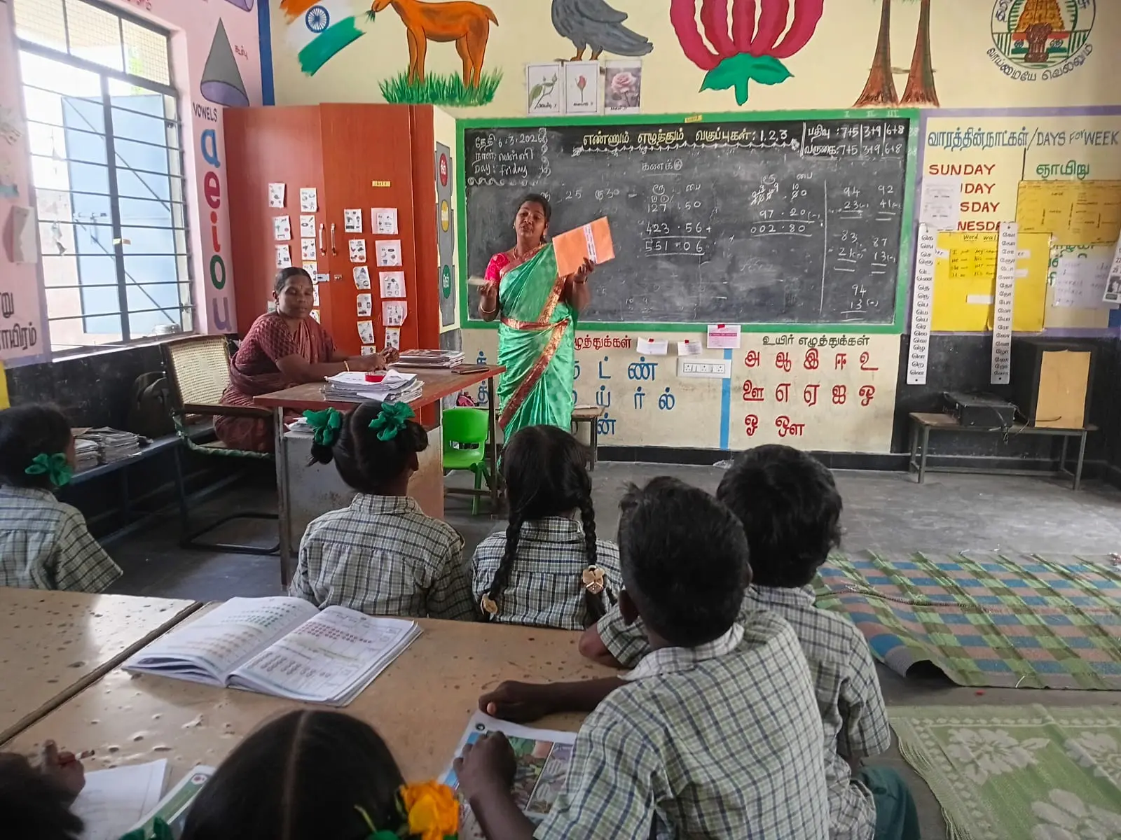 Mrs A.Vijayalakshmi, Lecturer FLS Visited at PUMS Keelanoor, Harur