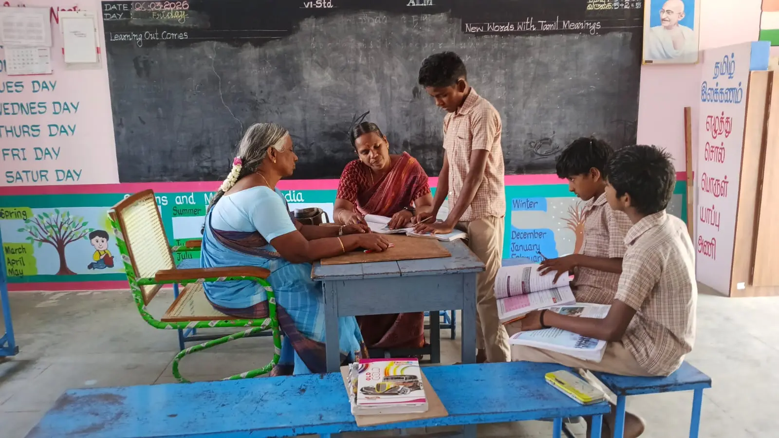 Mrs A.Vijayalakshmi, Lecturer School Visited at PUMS Karipilipatti