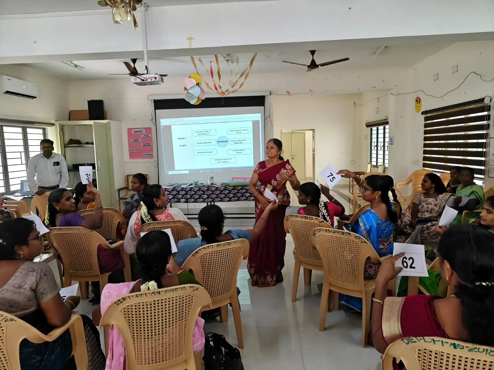 Mrs. K. Revathi, Lecture, served as the State Resource Person and handled the Maths, session during the District-Level Training Programme on the New Textbooks for Classes 1 to 3.
