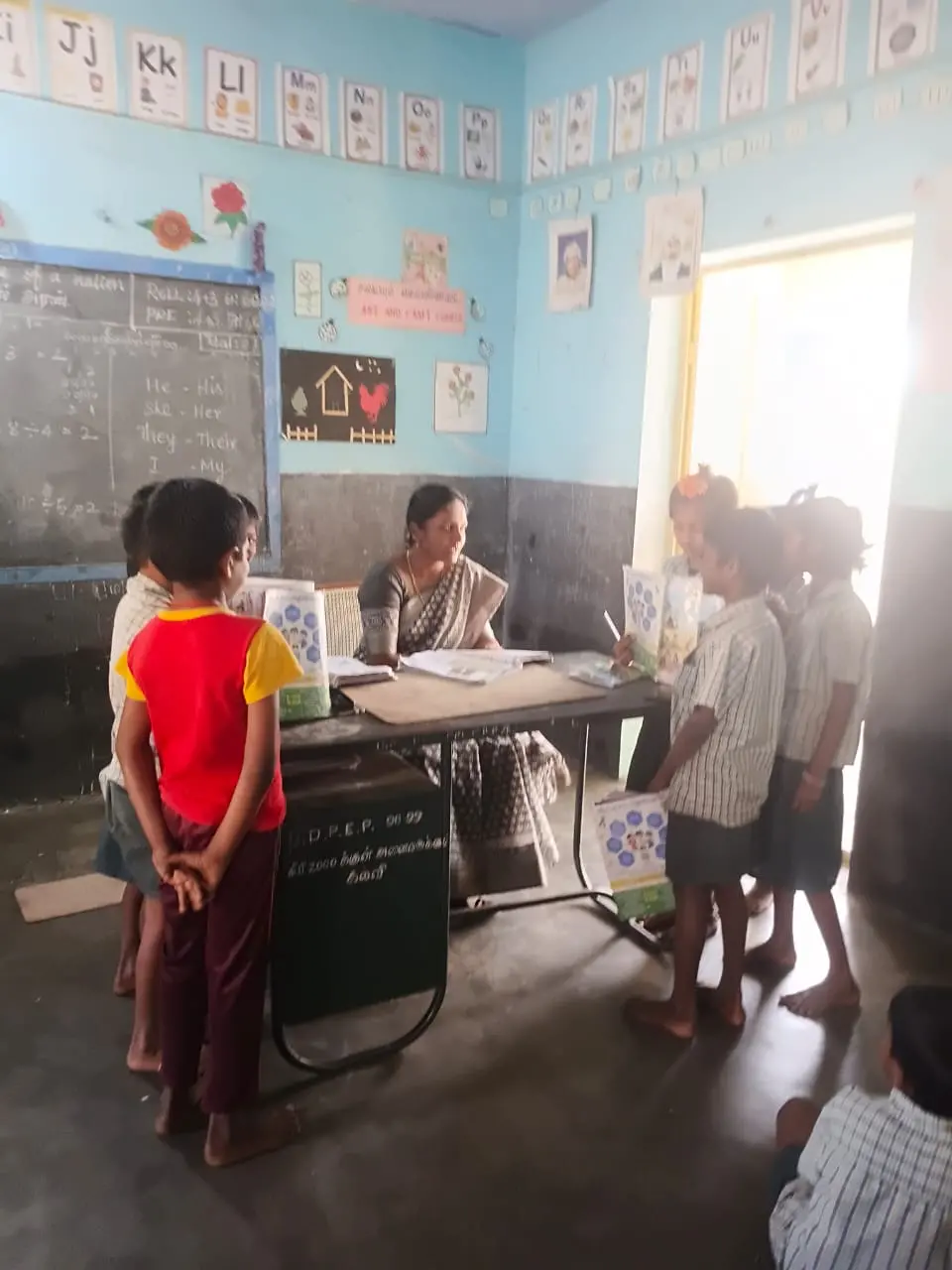 Mrs K.Revathi, Lecturer, Fls visit at pums vellamanadu, Eriur