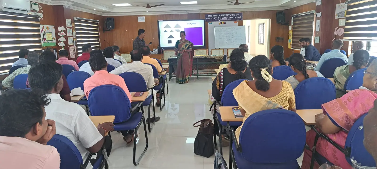 Mrs N.Indra, Lecturer acted as Resource Person in Moral Values and Ethics Training