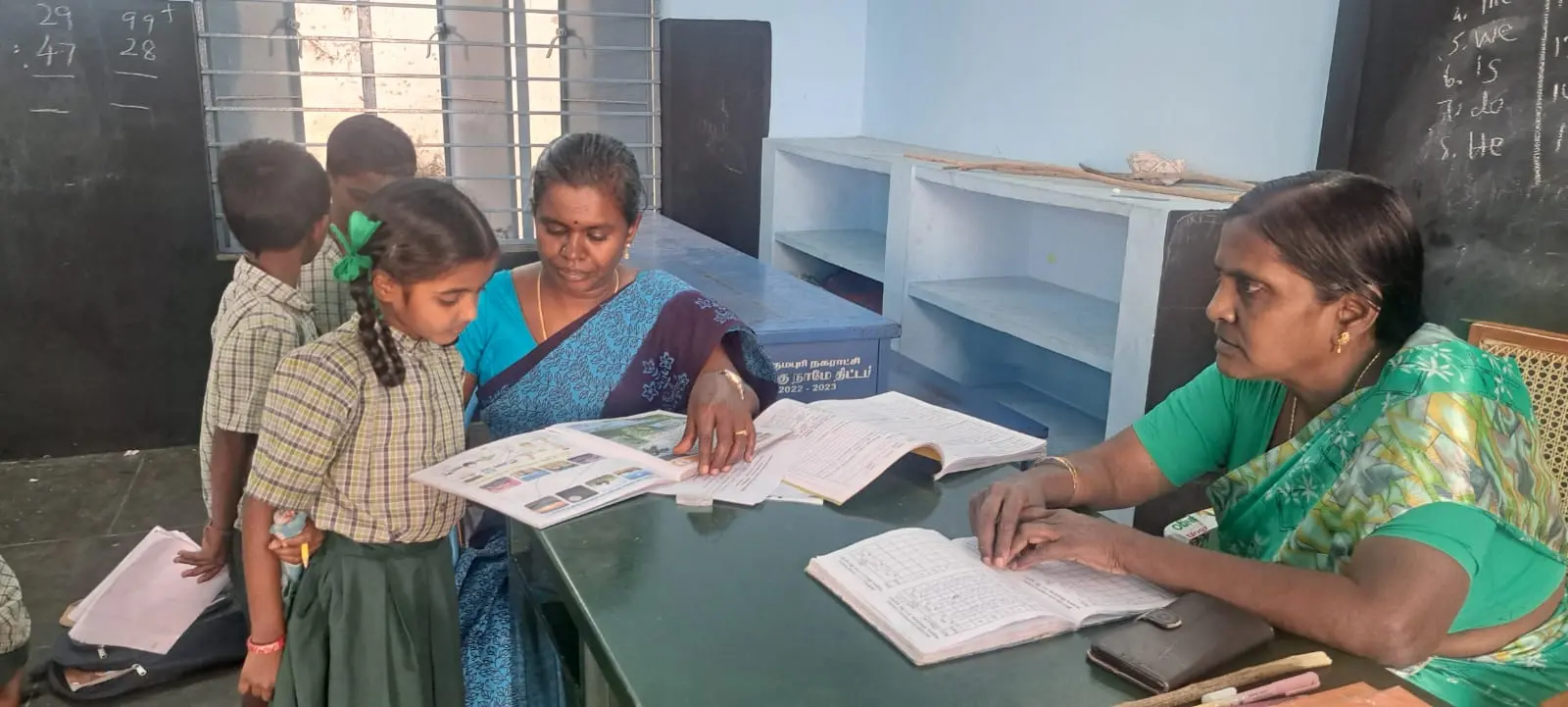 Ms K.Kanniyammal, school visited at MPS Ambalathadi, Dharmapuri