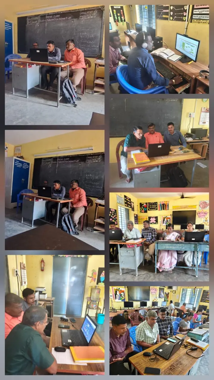 Senior Lecturers, Lecturer, BRTEs, and Teachers provided online training for TNSPARK Batch-1 Level-2 at PUMS Errahalli